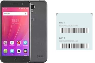 How to find the IMEI code on Blade A520