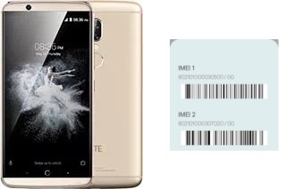 How to find the IMEI code on Axon 7s