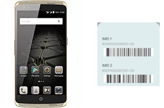 How to find the IMEI code on Axon Elite