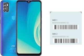 How to find the IMEI code on Blade A7s 2020