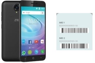 How to find the IMEI code on Blade l7A