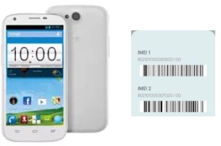 How to find the IMEI code on Blade Q Maxi