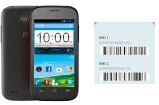 How to see the IMEI code in Blade Q Mini