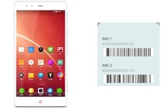 How to see the IMEI code in nubia X6