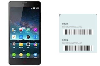 How to find the IMEI code on nubia Z7 mini