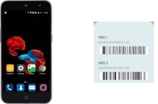 How to see the IMEI code in Small Fresh 3