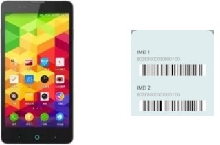 How to see the IMEI code in ZTE V5S