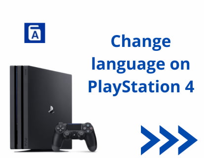 Change language on PlayStation 4