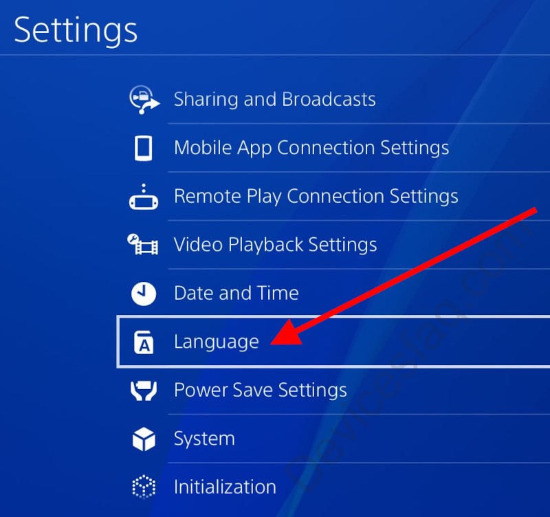 PS4 Languages