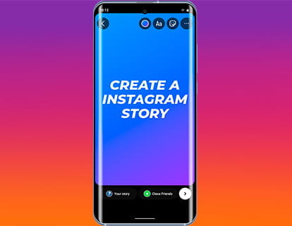 Create a Instagram story