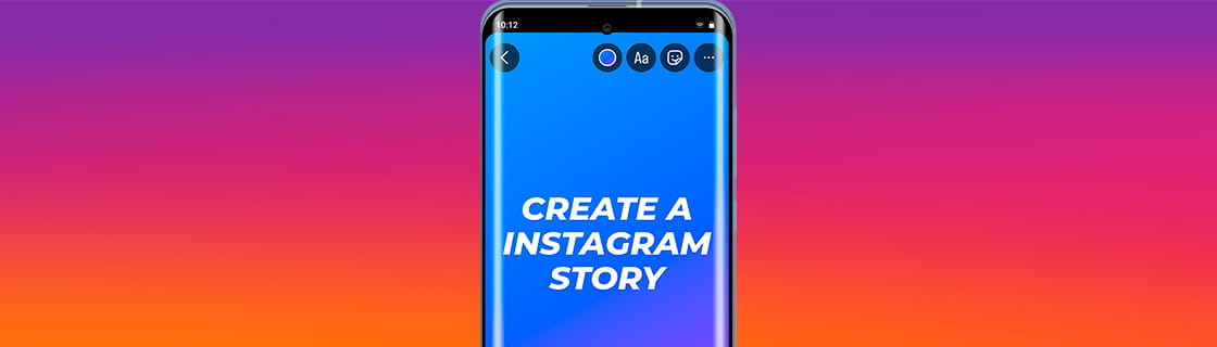 Create a Instagram story