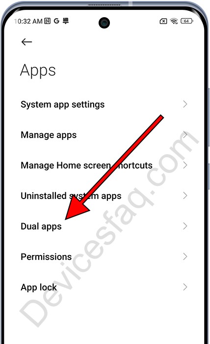 Dual apps on Xiaomi