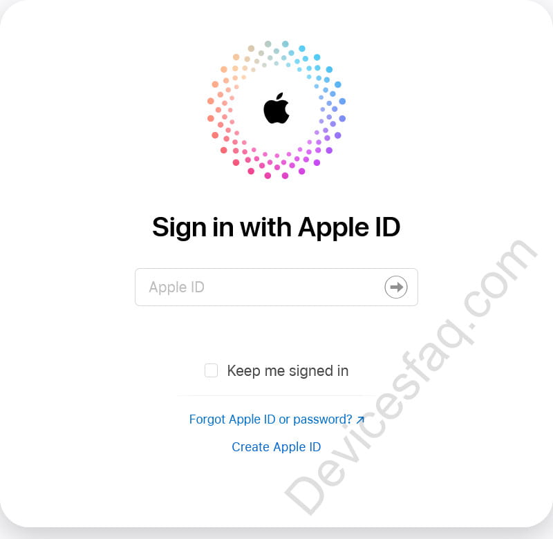 Sign in to iCloud