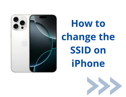 How to change the SSID on iPhone