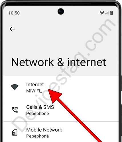 Android Internet Settings