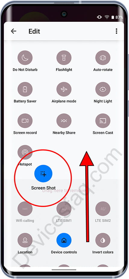 Move shortcut icons