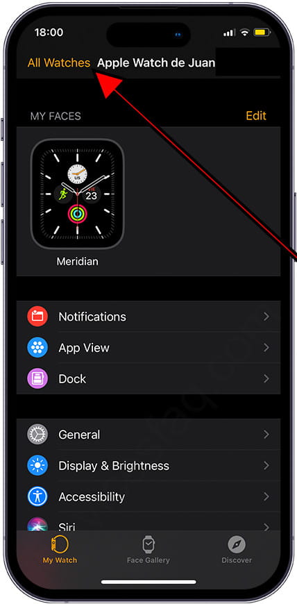 All Watches Apple Watch app