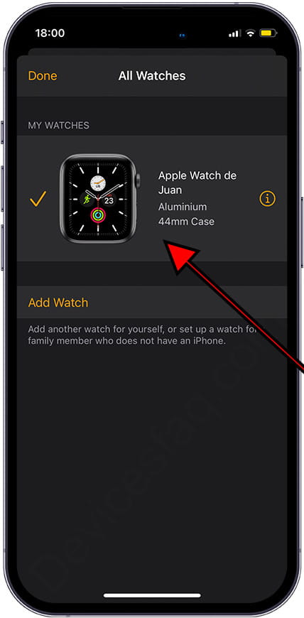 Select Apple Watch