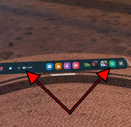 Oculus Home Dashboard