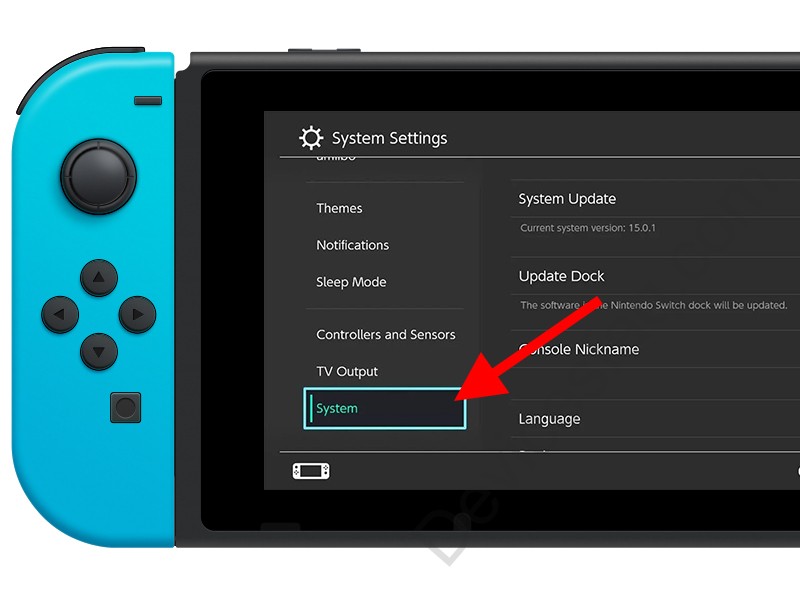 Nintendo Switch Settings