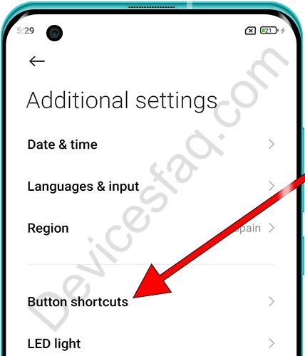 Button Shortcuts