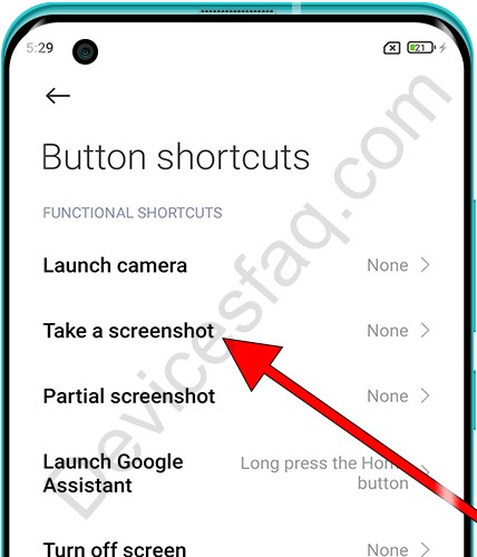 Xiaomi Screenshot Shortcuts