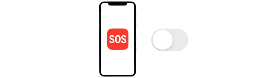Disable emergency calls on iPhone