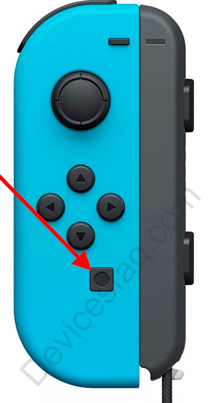 Share button on the Joy-Con controller