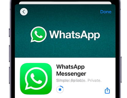 Update WhatsApp on iPhone