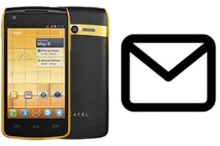 Set up mail in alcatel OT-992D