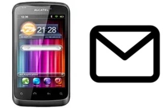 Set up mail in alcatel OT-978