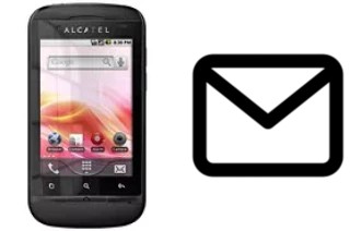 Set up mail in alcatel OT-918