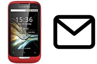 Set up mail in alcatel OT-985