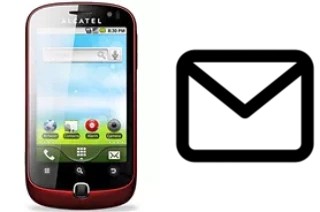 Set up mail in alcatel OT-990