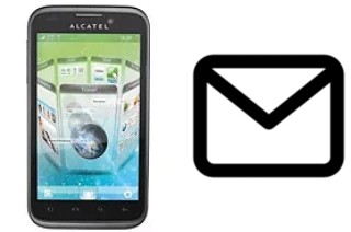 Set up mail in alcatel OT-995