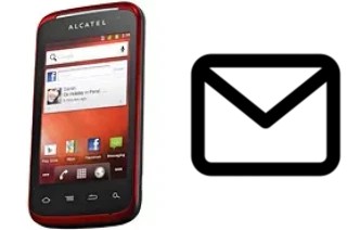 Set up mail in alcatel OT-983