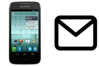 Set up mail in alcatel OT-997