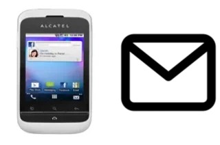 Set up mail in alcatel OT-903