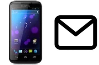 Set up mail in alcatel OT-993