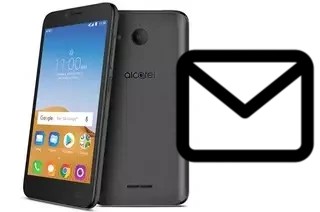 Set up mail in Alcatel Tetra