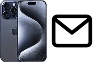 Set up mail in Apple iPhone 15 Pro