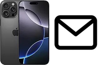 Set up mail in Apple iPhone 16 Pro Max