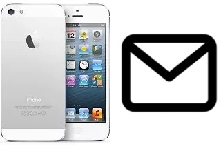 Set up mail in Apple iPhone 5