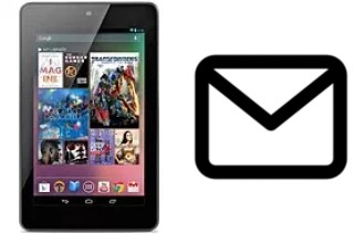 Set up mail in Asus Google Nexus 7 Cellular