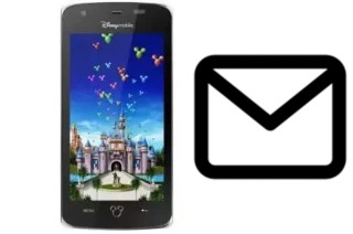 Set up mail in Disney Mobile DM001C Mickey