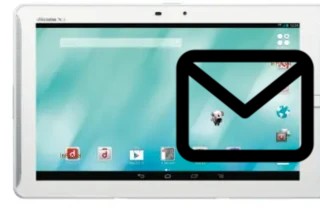 Set up mail in Fujitsu Arrows Tab F-02F