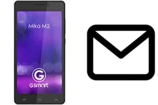 Set up mail in Gigabyte GSmart Mika M2