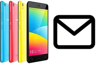 Set up mail in Gionee Pioneer P5W