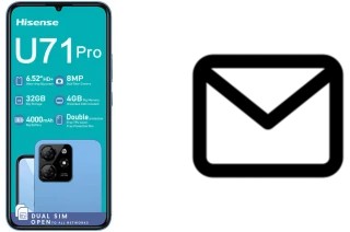 Set up mail in HiSense U71 Pro