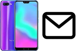 Set up mail in Huawei Honor 10